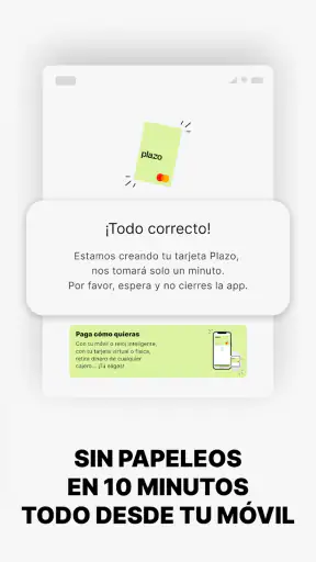 Plazo: Tarjeta virtual screenshot 12