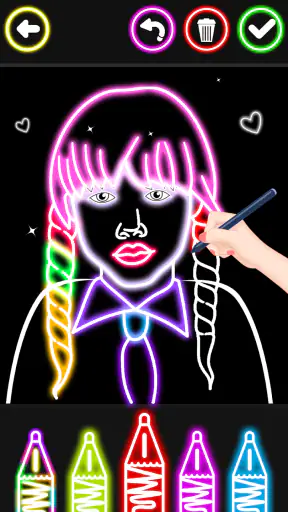 Colorear Princesas con Brillo screenshot 1