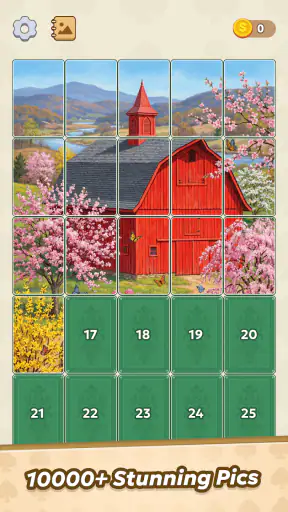Puzzle Maestro Jigsolitaire screenshot 1