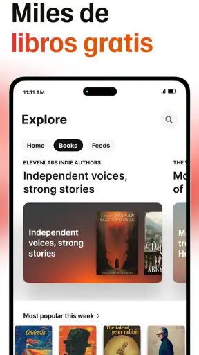 ElevenReader - Lector de voz screenshot 8