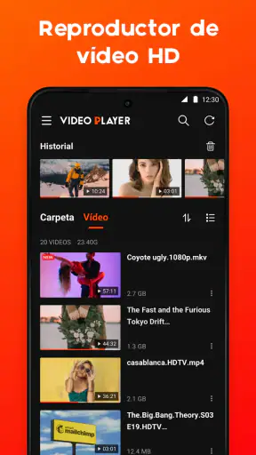 Reproductor de vídeo HD screenshot 1
