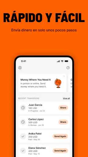 Ria Money Transfer screenshot 2