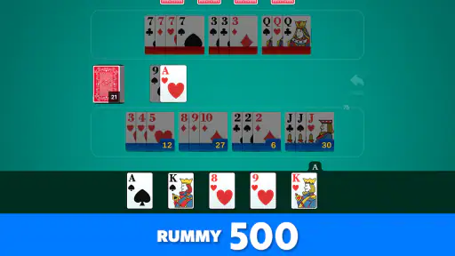Rummy 500 - Juego de Cartas screenshot 11