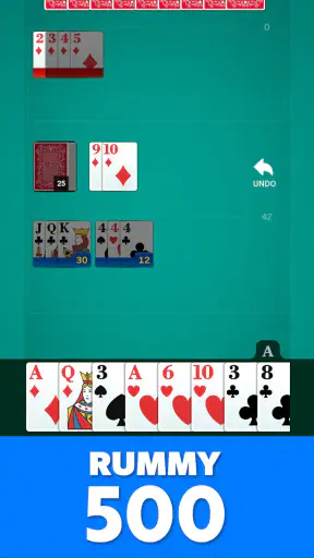 Rummy 500 - Juego de Cartas screenshot 6