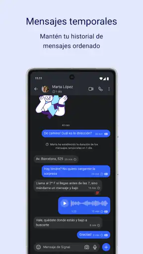 Signal - Mensajería privada screenshot 2