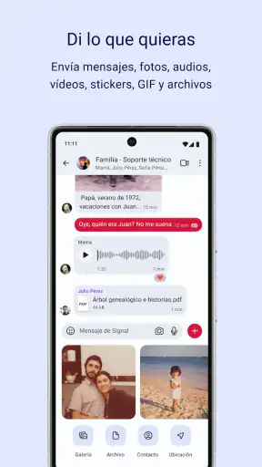 Signal - Mensajería privada screenshot 5