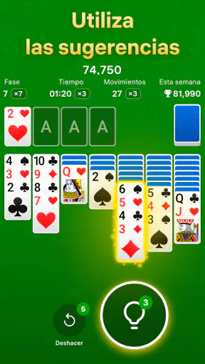 Solitario - Juego de cartas screenshot 6