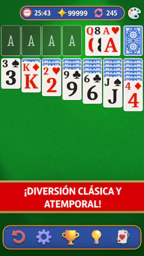 Solitario Klondike - Cartas screenshot 1
