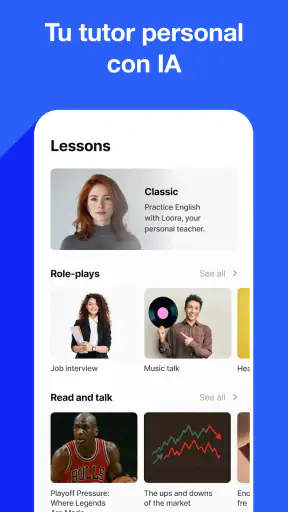 Speak English with Loora AI screenshot 2