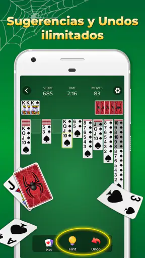 Spider Solitaire, Solitario screenshot 4