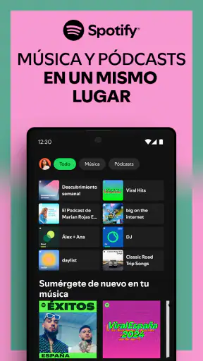 Spotify: música y podcasts screenshot 1