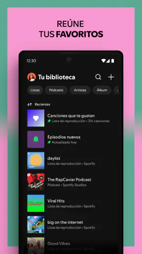 Spotify: música y podcasts screenshot 6