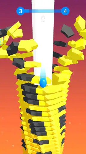 Stack Ball - Choque en Picado screenshot 2