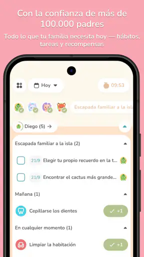 Tareas del hogar con Puntos screenshot 1