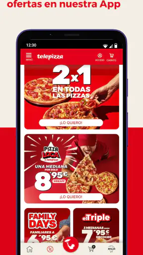 Telepizza Comida a Domicilio screenshot 2