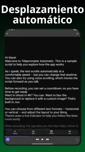 Teleprompter Automatic screenshot 12