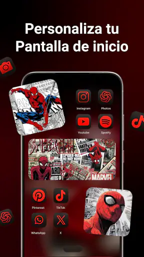 Tema de Teléfono Iconos Widget screenshot 11