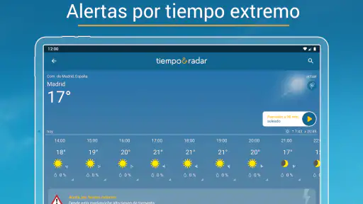 Tiempo & Radar screenshot 11
