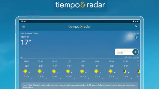 Tiempo & Radar screenshot 6