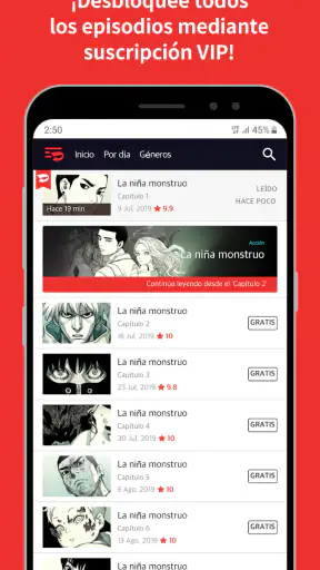 Toomics - Lee Cómics Premium screenshot 2