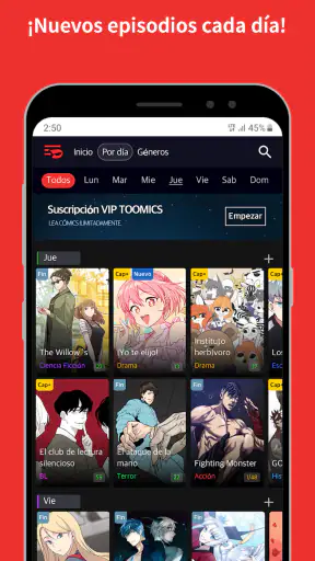 Toomics - Lee Cómics Premium screenshot 3