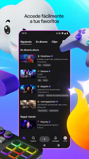 Twitch: emisiones en directo screenshot 2