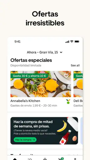 Uber Eats: Comida a domicilio screenshot 3