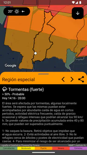 UnWX (Avisos Meteorológicos) screenshot 8