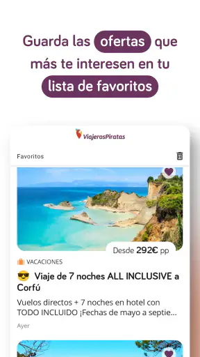 ViajerosPiratas - Busca viajes screenshot 6