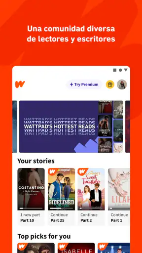 Wattpad - Lee y Escribe screenshot 2