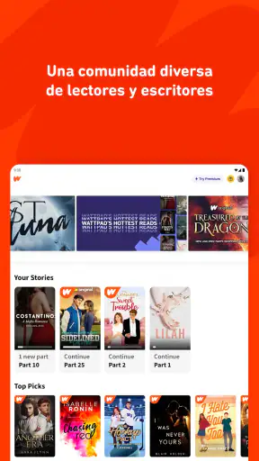 Wattpad - Lee y Escribe screenshot 8