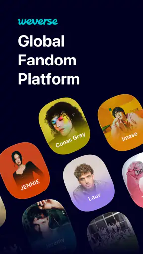 Weverse, Acércate a tu artista screenshot 1