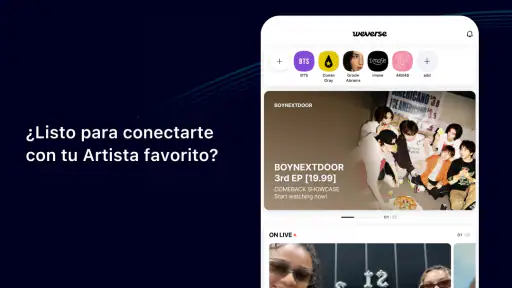 Weverse, Acércate a tu artista screenshot 10