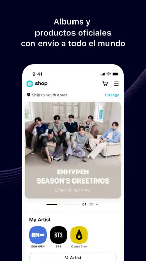 Weverse, Acércate a tu artista screenshot 8