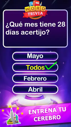 Word Trivia: Juego de Quiz screenshot 9