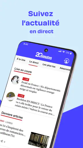 20 Minutes - Toute l'actualité screenshot