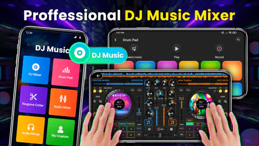 3D Mélangeur de musique DJ screenshot