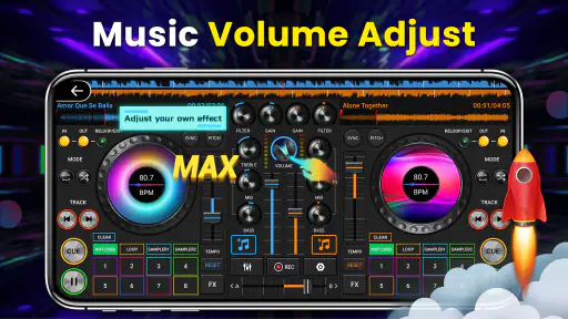 3D Mélangeur de musique DJ screenshot