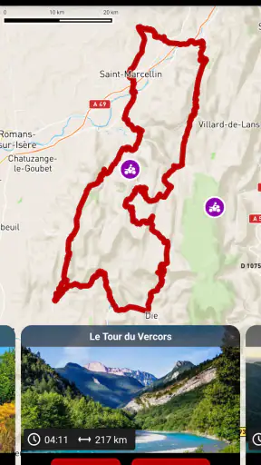 Application & GPS touristique screenshot