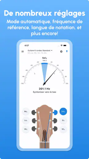 Accordeur de Guitare LikeTones screenshot 8