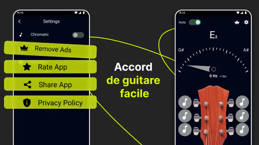 Accordeur de Guitare Simple screenshot