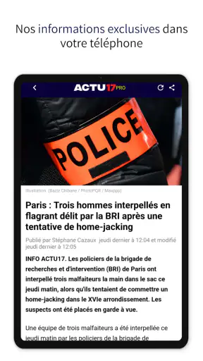 Actu17 | Actualités en direct screenshot
