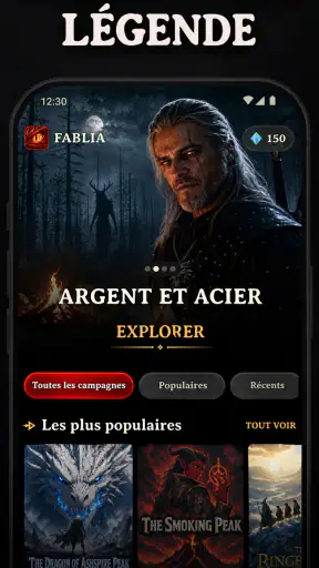 AI Dungeon Master & JDR Fablia screenshot 8