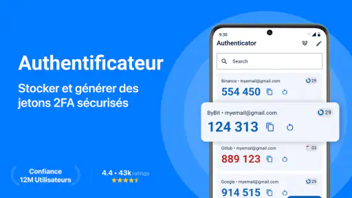Authenticator screenshot