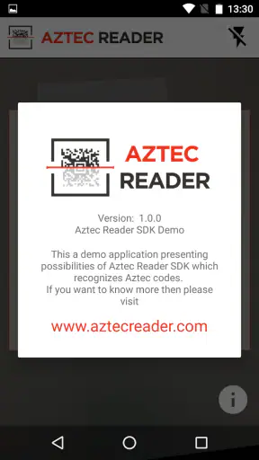 Aztec Reader Demo screenshot