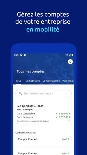 Banque Populaire PRO screenshot 1
