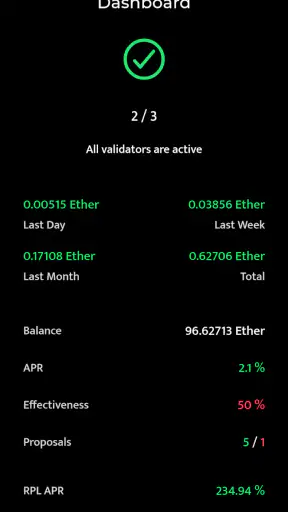 Beaconchain Dashboard screenshot 3