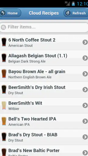 BeerSmith 3 Mobile Homebrewing screenshot