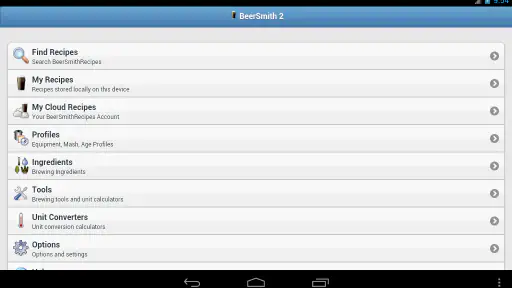 BeerSmith 3 Mobile Homebrewing screenshot