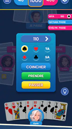 Belote & Coinche Classique screenshot 3